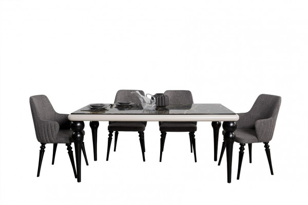 Marmer Optiek Eettafel Eetkamer Tafels Meubels Keukens Eettafels Tafels Klassiek