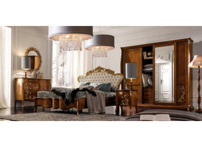 Slaapkamer set Hotel Design Luxe bed Nachtkastje Commode 6-delig