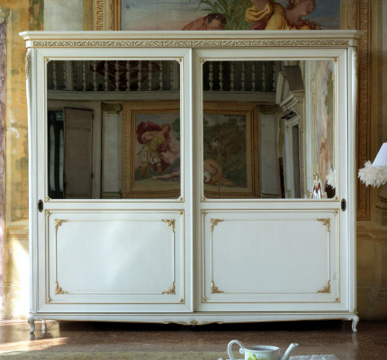 Klassieke kledingkasten Nieuw landhuisstijl kast Garderobe Houten kast