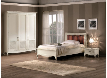 Meubels Nieuw Bed Nachtkastje 3-delige Slaapkamer Set Design Art Deco Luxe Bedden