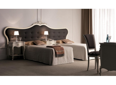 Hotel Inrichting 2x Bedden Ontwerp Moderne Slaapkamer Luxe Meubels 2-delig Set