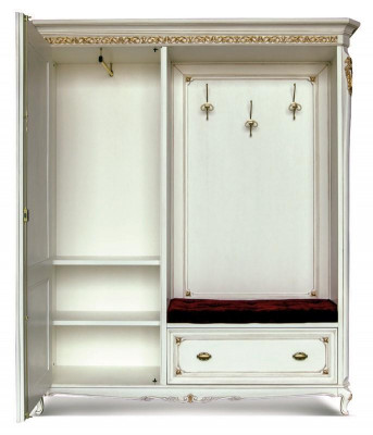 Kledingrek Bovenkleding Kledingkast Gang Spiegel Italiaanse garderobe