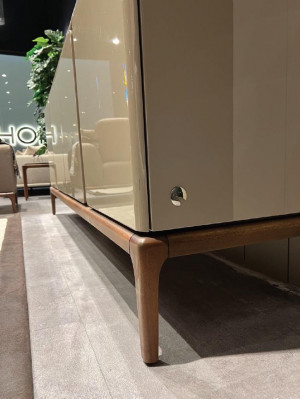 Woonkamer dressoir hout beige stijl Modern Sideboard kast xxl