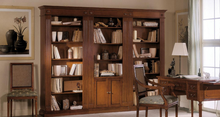 Kast Woonkamer Kast Boekenkast Hout Kantoorkast Kasten Vitrine Italië