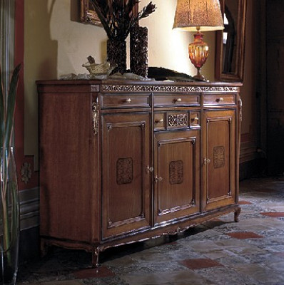 Ladenkast Dressoir Buffet Bruin Massief Houten Kast Meubels Ladenkasten Sideboards