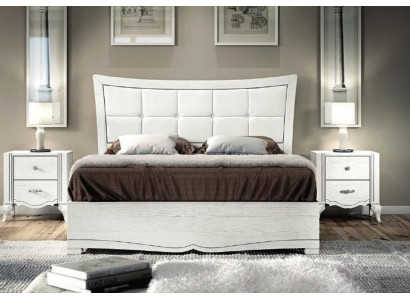 Slaapkamer Bed Nachtkastje Bedden Houten Garnituur Modern Nachtkastjes Set 3-delig.