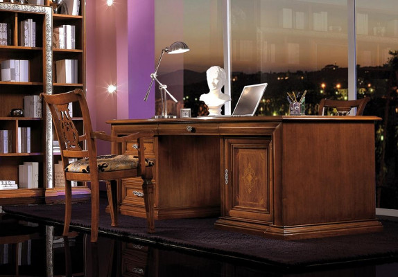 Ontwerper bureau tafel meubelen kantoor bureaus massief houten tafels Italië
