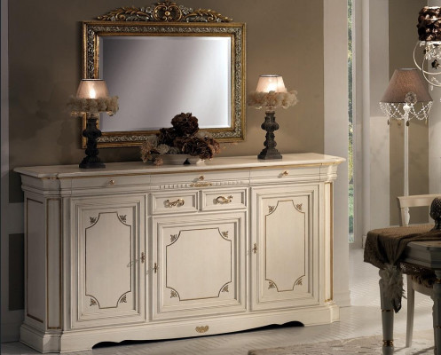Ontwerp commode meubels dressoir Klassiek woonkamer houten kast luxe Italië.