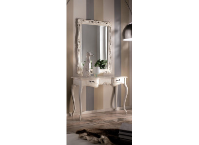 Kaptafel Kaptafel Cosmetische tafel met spiegelplanken consoles Nieuw
