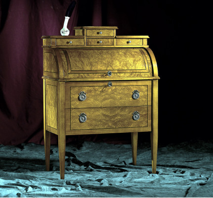 Luxe ladenkast hoge kast dressoir kasten hout Italiaanse meubels Nieuw