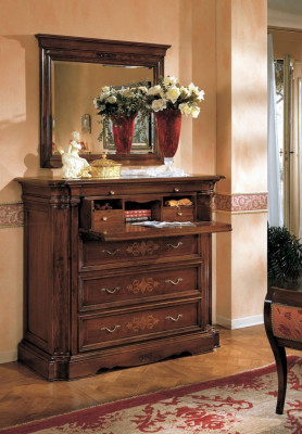 Sideboard Dressoir Houten ladekast met 4 laden Nieuwe kast met laden