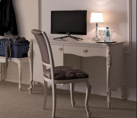 Rek bureau bureau tafel stoel 2-delig schrijftafel kantoor klassieke inrichting hout