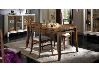 Eettafel natuurhout retrostijl eetkamer woonkamer eettafels tafels meubels