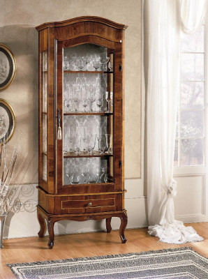 Vitrine kast vitrinekasten woonkamerkasten dressoir Italiaanse meubels hout