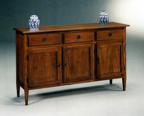 Laden dressoir dressoir dressoir massief houten kast meubel stijlen bruin