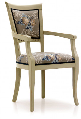 Eetkamerstoel Art Deco Armleuning Eetkamerstoelen Design Textiel Luxe Multicolor