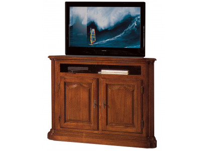 Tv-meubel rtv Woonkamer Design rek Bruin hout Planken Lowboard Italië Nieuw