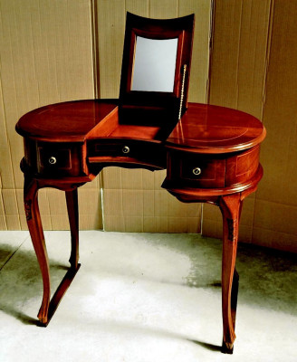 Toilettafel Kaptafel Make-uptafel Ladekast Consoletafels Houten meubels