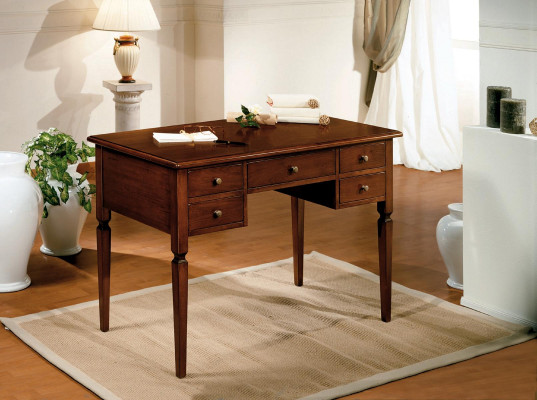 Antieke schrijftafel, Engelse tafels, massief houten tafel, secretaire, kantoor, nieuw.