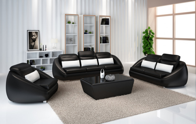 Sofaset 3+2+1 Zits Moderne Set Design Bank Bekleding Bankstellen Bank