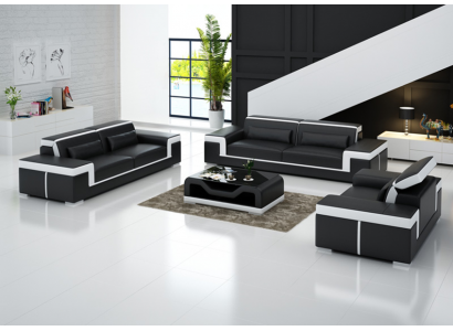 Bankstel 3+1+1 bankstel zitgroep set design gestoffeerde banken bank modern