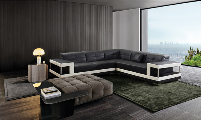 Leren hoekbank L-vorm bank woonlandschap hoekbank set design bankstel Leerhoekbank L-vorm bank woonlandschap hoekbank set design bankstel