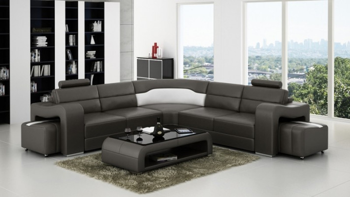 Hoekbank Bank Bank Bankstel Leren Hoekbank  Sofas Decoratie Set