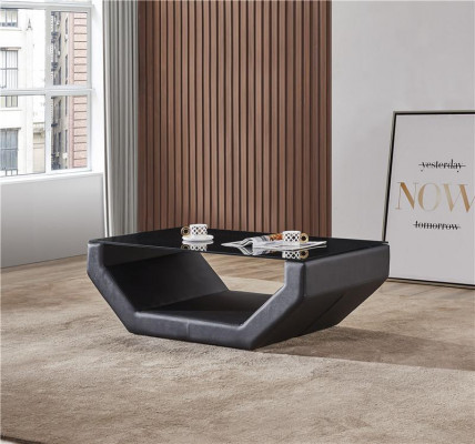 Edele luxe salontafels glas design salontafel bank bijzettafel leren tafels