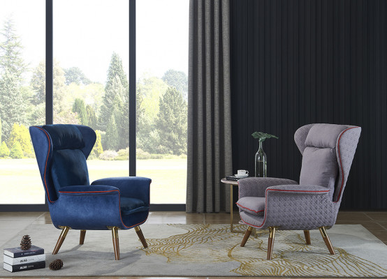 Ontwerp fauteuil 1-zits stof bankbank bank gestoffeerde banken nieuw