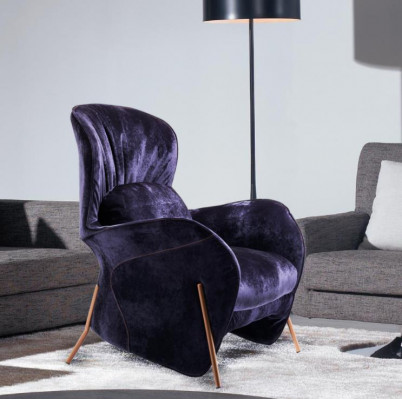 Fauteuil Club Lounge Designer Stoel Beklede Bank 1-Zits Ontspannen