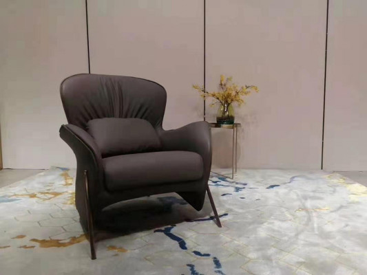 Fauteuil Club Lounge Designer Stoel Beklede Bank 1-Zits Ontspannen