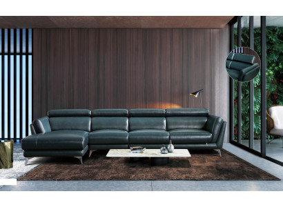 Italiaans design hoekbank bank zitkussen hoekstuk bankstel banken