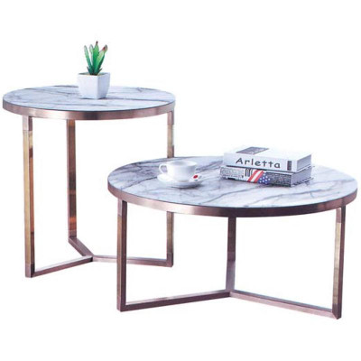 Ontwerper Banktafel Ronde Tafels Ronde Bank Metaal Glas Bijzettafel
