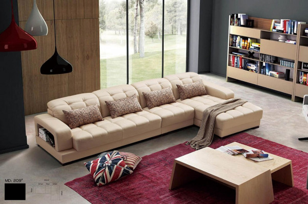 Kussens Leren Bank Hoekbank Bankstel Sofa's Nieuwe Hoekbank Set Zitplaatsen Wonen