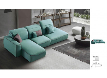 Italiaans ontwerp hoekbank zitkussen hoekbank bankstel bankstel hoektextiel