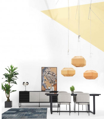 Eethoek Eetgroep Eetkamer Eettafel Stoelen 8-delig Hout Zwart Set Nieuw