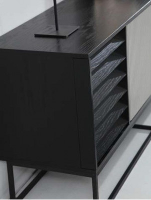 Eethoek Eetgroep Eetkamer Eettafel Stoelen 8-delig Hout Zwart Set Nieuw