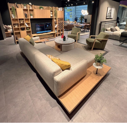 Ontwerpstoel Eenpersoons woonkamer Comfortabel gestoffeerd meubilair groen