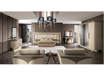 Slaapkamer Compleet Set Bed Nachtkastje Commode Nieuw Design Slaapkamer 9 delen.