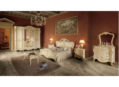 Slaapkamer Design Luxe Set Bedden Sets Bed Nachtkastje Kledingkast 7-delig.