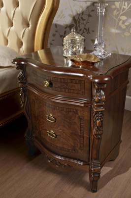 Bed kast lade slaapkamer meubels nachtkastje met laden dressoir nieuw