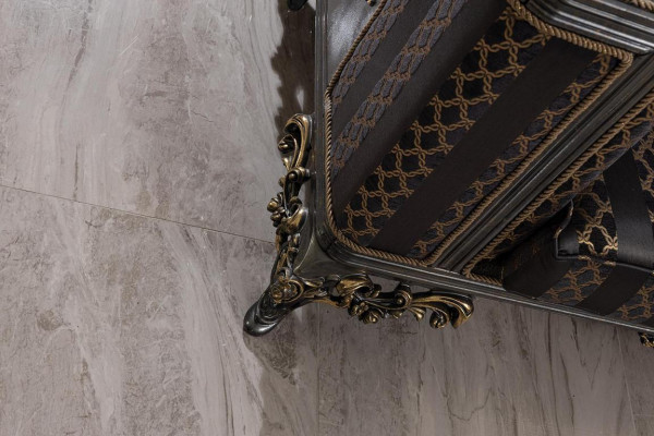 Luxe Chesterfield bankstel 3+1 zitter Klassieke bank Barok gestoffeerde zitplaats