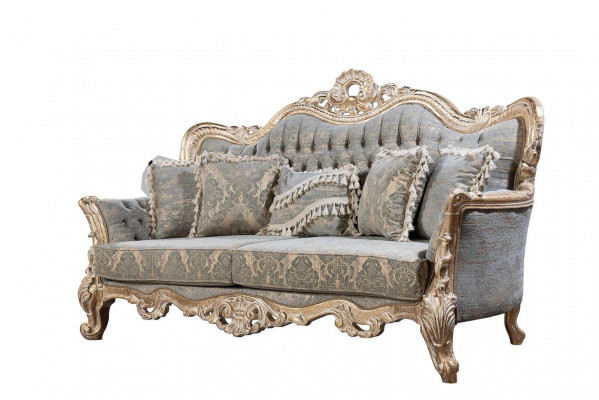 Chesterfield 3-zits designbank luxe gestoffeerde banken bankstellen stof textiel