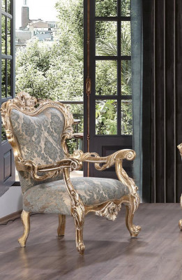 Fauteuil Oorfauteuil Chesterfield Stoel Zitkussen Bank Lounge hout Luxe Nieuw
