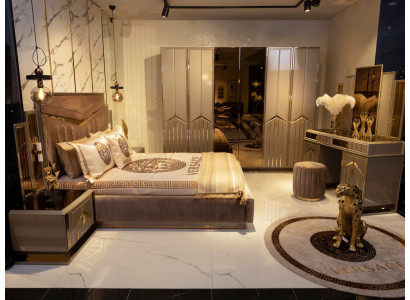 Slaapkamer bed nachtkastje kledingkast ladekast set van 6 nieuw