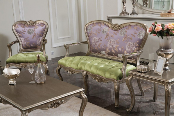 Barok Rococo Bank Sofa Kleurrijke Banken Bank Klassiek Meubels Chesterfield