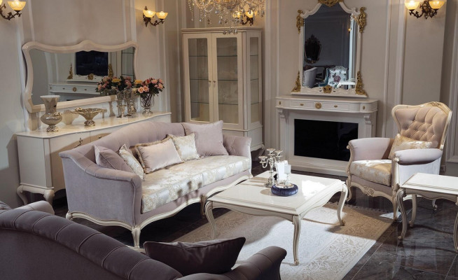 Fauteuil Oorfauteuil Luxe 1-Zits Zitbank Gestoffeerde Zitting Klassieke Zitting