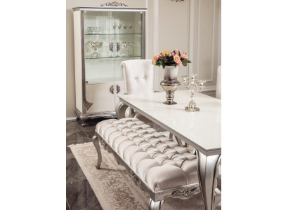 Poef Stoel Bank Ontwerp Textiel Stof Woonkamer Bank Luxe Chesterfield