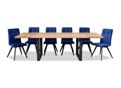 Garnituur Compleet Set Eettafel 6 Stoelen Eetkamer Groep Houten Tafel Tafels 7-delig
