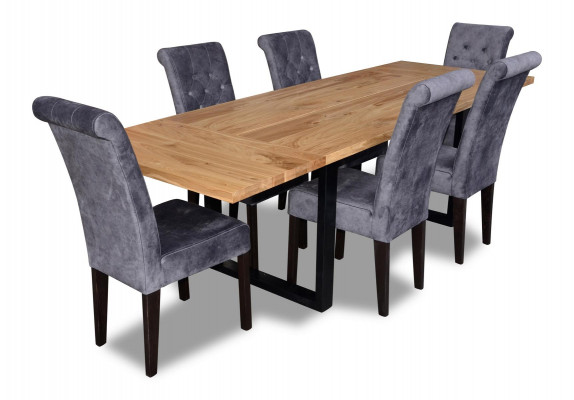 Eettafel 6x stoelen Stoel Tafel Eetkamerset Eetgroep Tafels 7-delige set Nieuw